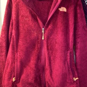 Pink North Face zip-up
